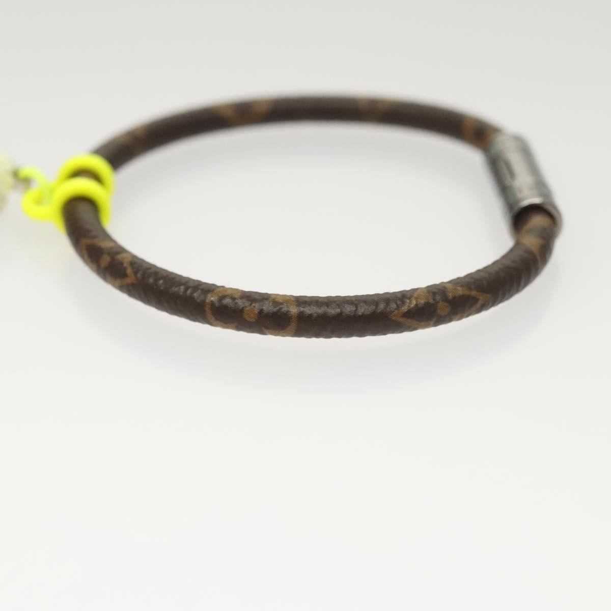 LOUIS VUITTON Monogram Bracelet Hangit Mascot Bracelet MP286E LV Auth 117680M