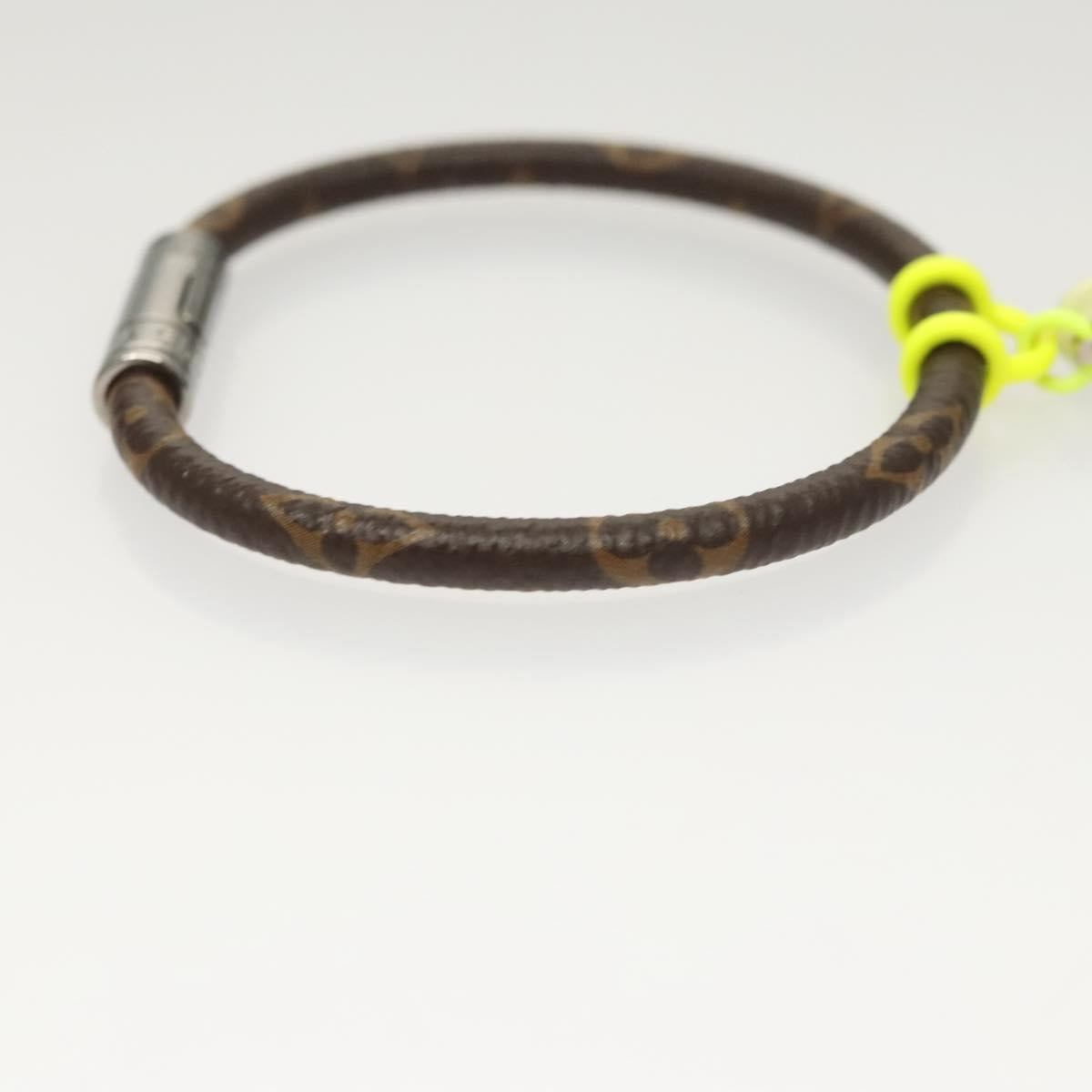 LOUIS VUITTON Monogram Bracelet Hangit Mascot Bracelet MP286E LV Auth 117680M