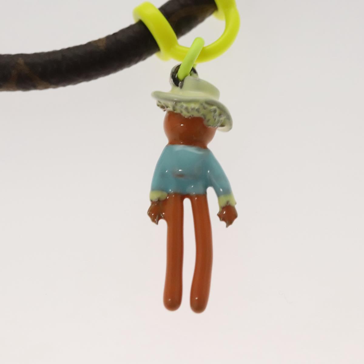 LOUIS VUITTON Monogram Bracelet Hangit Mascot Bracelet MP286E LV Auth 117680AM