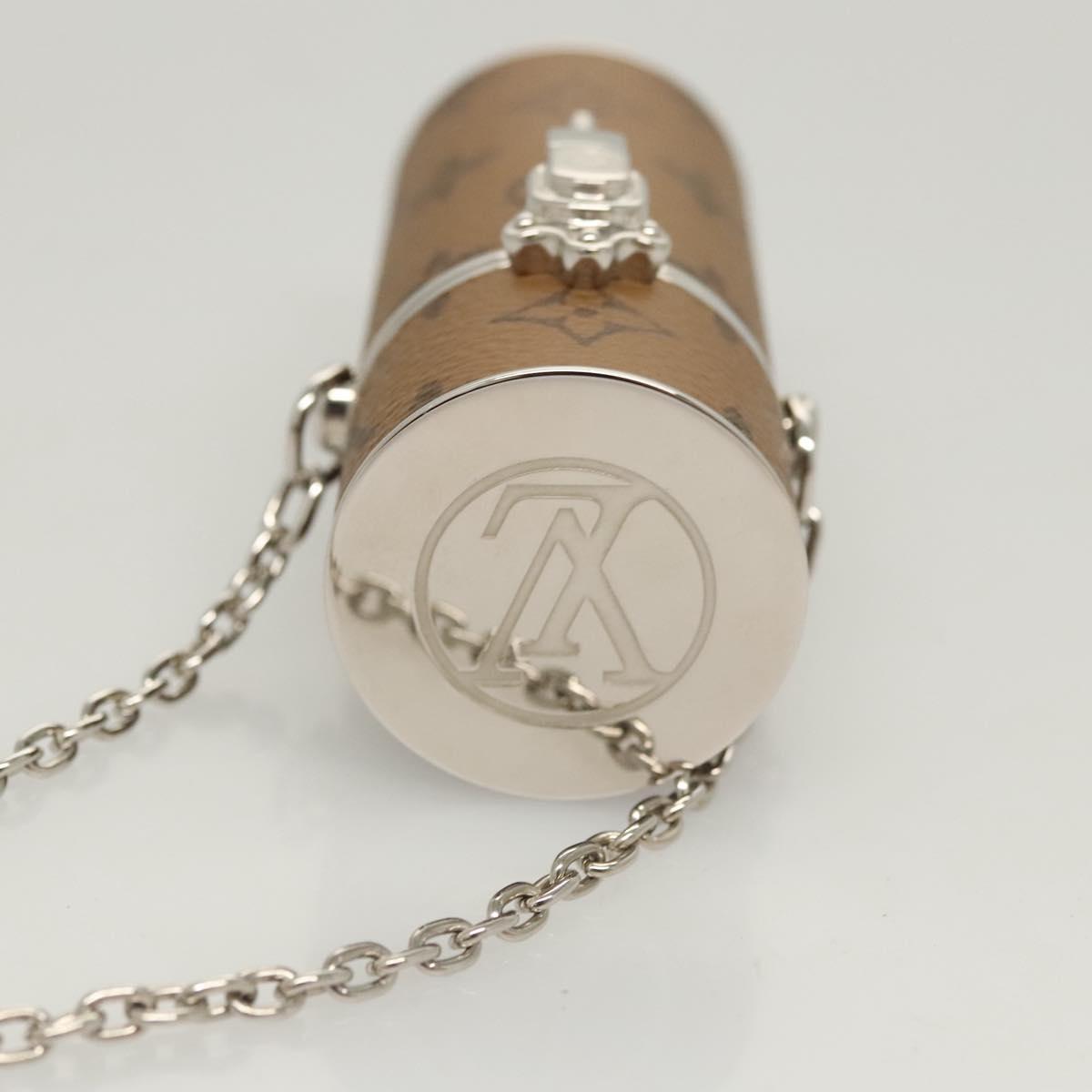 LOUIS VUITTON Monogram Reverse Lipstick case Cosmetic Pouch MP2407 Auth 117681