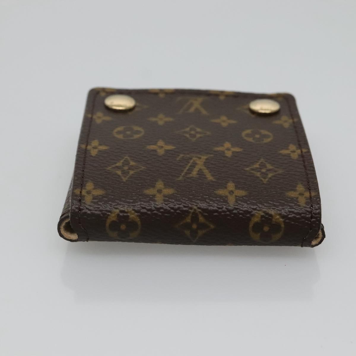 LOUIS VUITTON Monogram Jewelry Case Jewelry Box LV Auth 117703