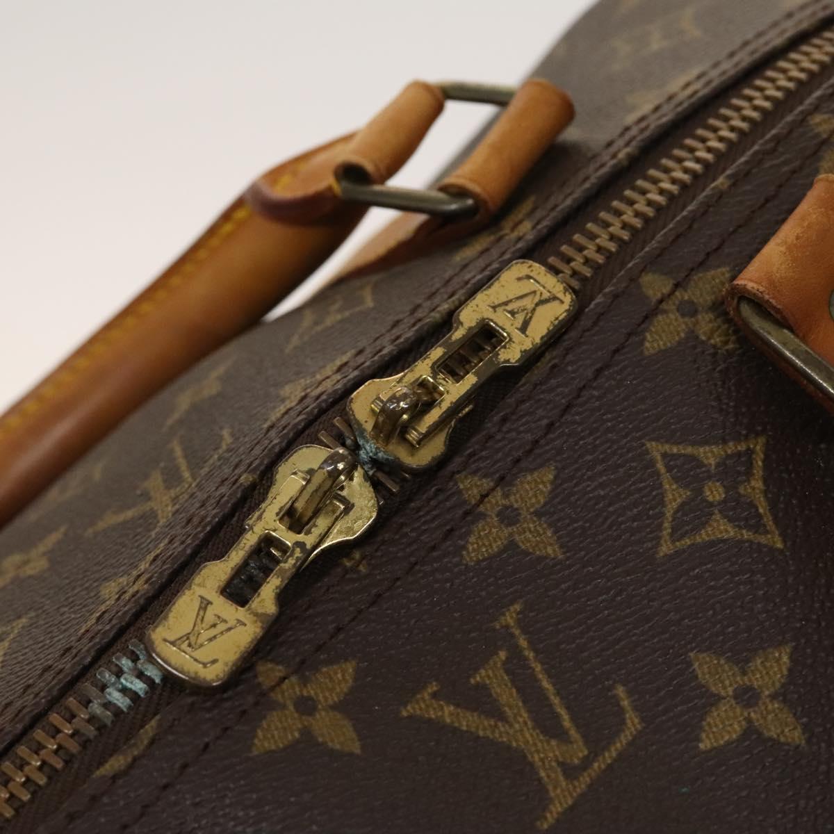 LOUIS VUITTON Monogram Keepall 60 Boston Bag M41422 LV Auth 117757