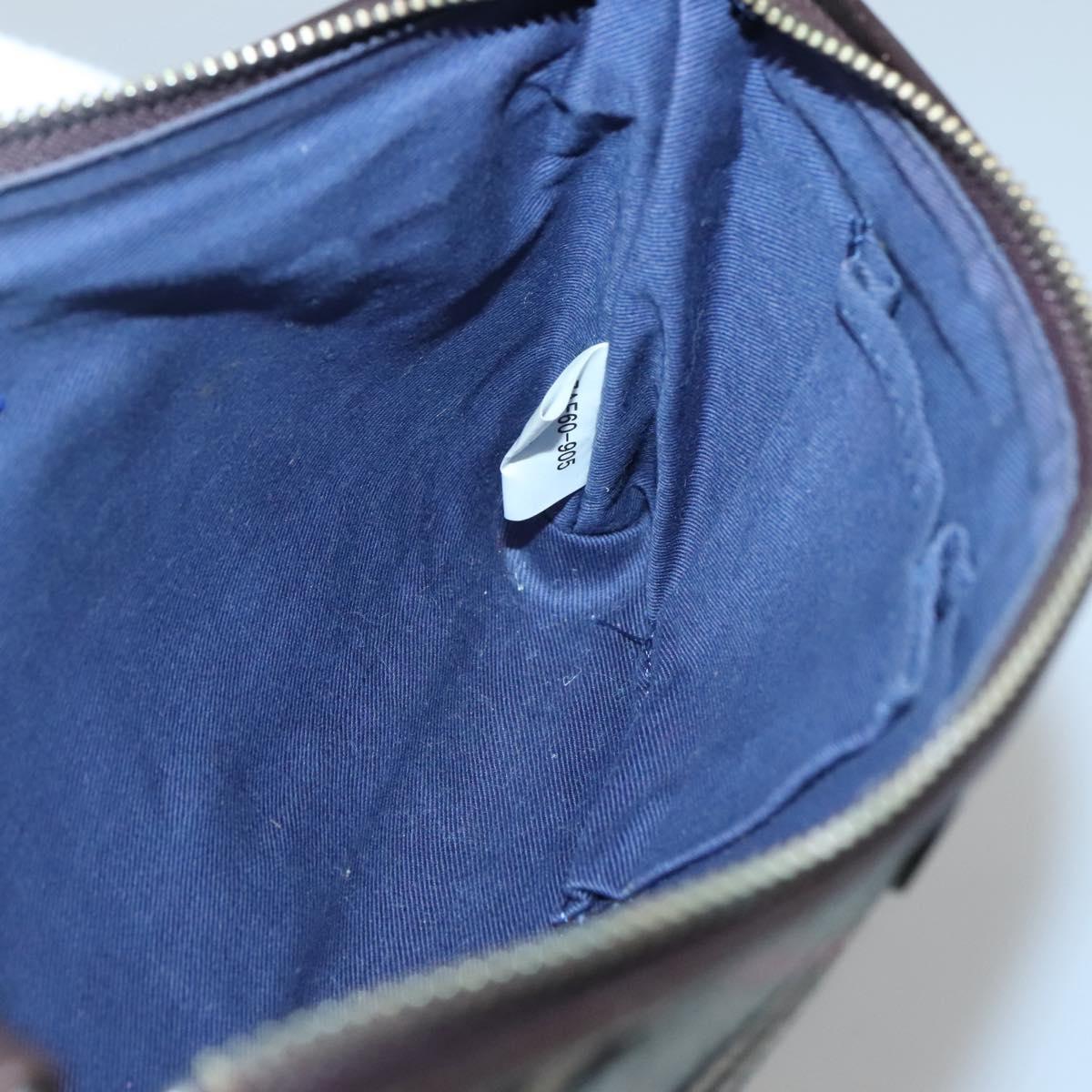 BURBERRY Nova Check Blue Label Shoulder Bag Canvas 2way Blue Auth 117772