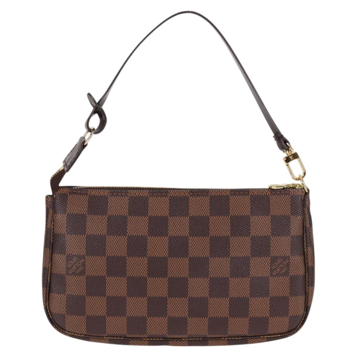LOUIS VUITTON Damier Ebene Pochette Accessoires Pouch N41206 LV Auth 117812M