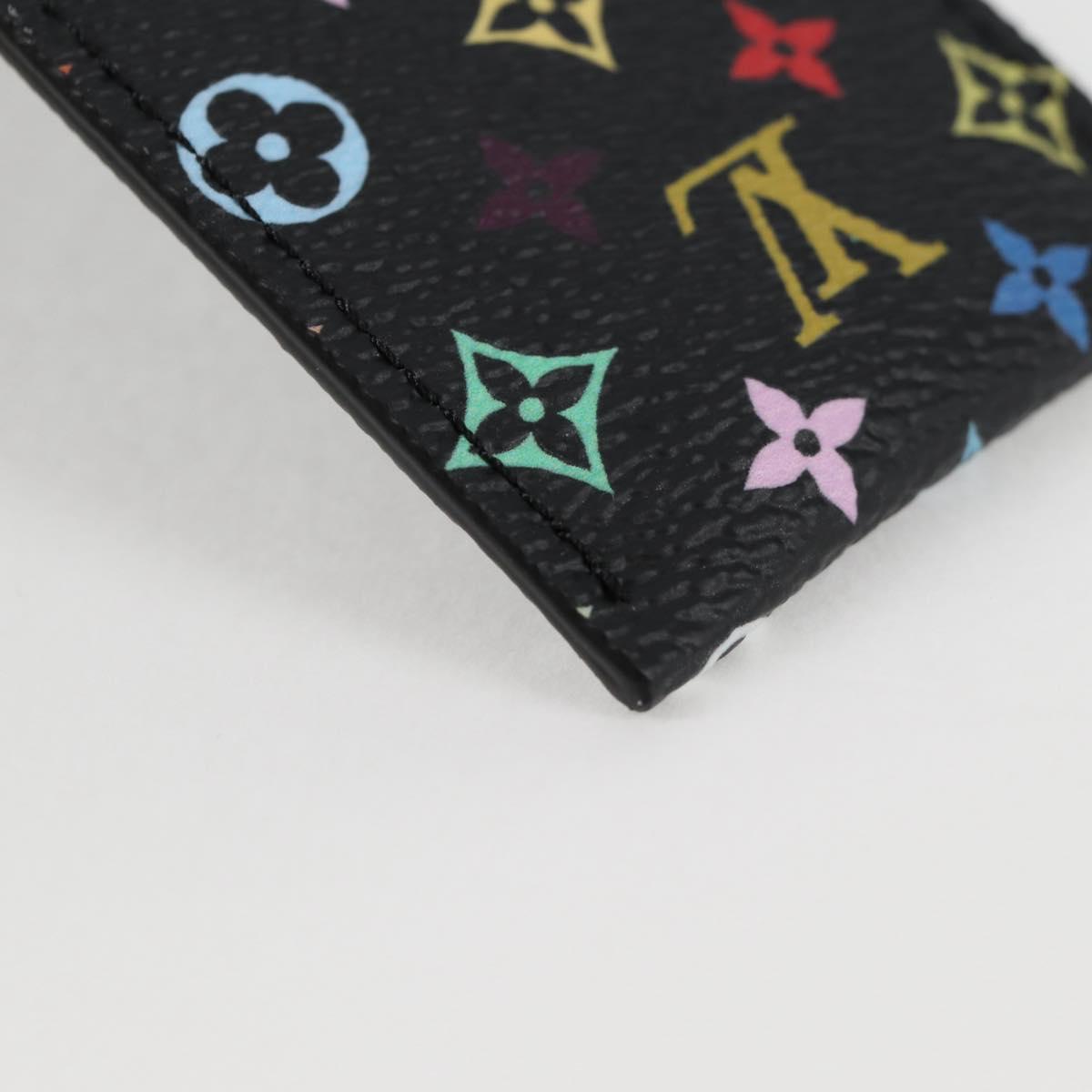 LOUIS VUITTON Monogram Multicolor LVxTM Pen Pouch Black GI1312 LV Auth 117816SM
