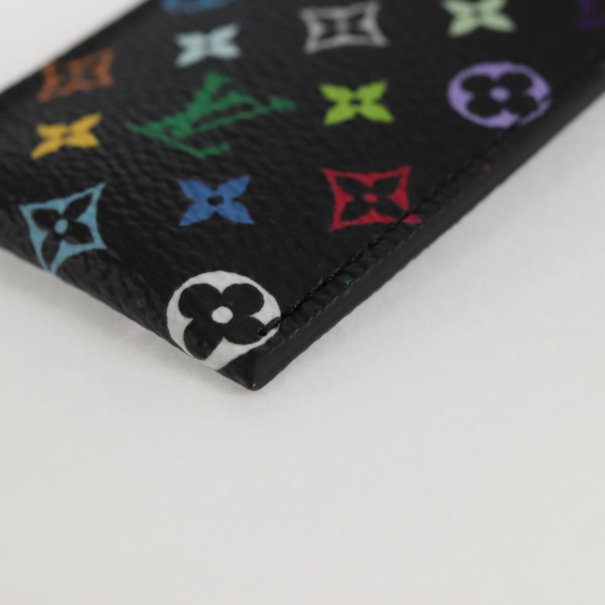 LOUIS VUITTON Monogram Multicolor LVxTM Pen Pouch Black GI1312 LV Auth 117816SM