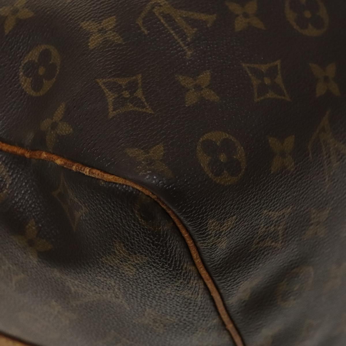 LOUIS VUITTON Monogram Keepall Bandouliere 60 Boston Bag M41412 LV Auth 117825