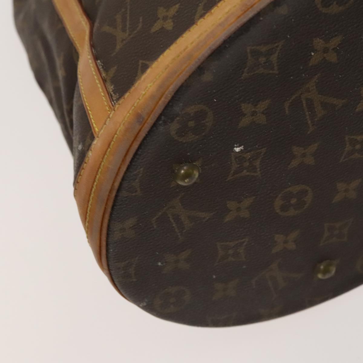 LOUIS VUITTON Monogram Bucket GM Shoulder Bag M42236 LV Auth 117873