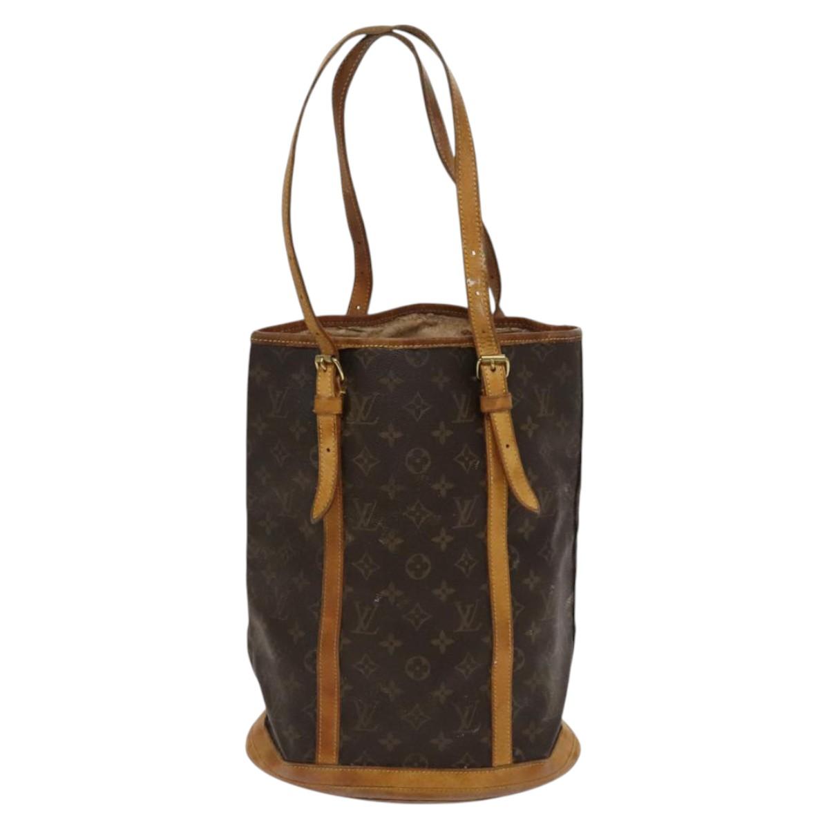 LOUIS VUITTON Monogram Bucket GM Shoulder Bag M42236 LV Auth 117873