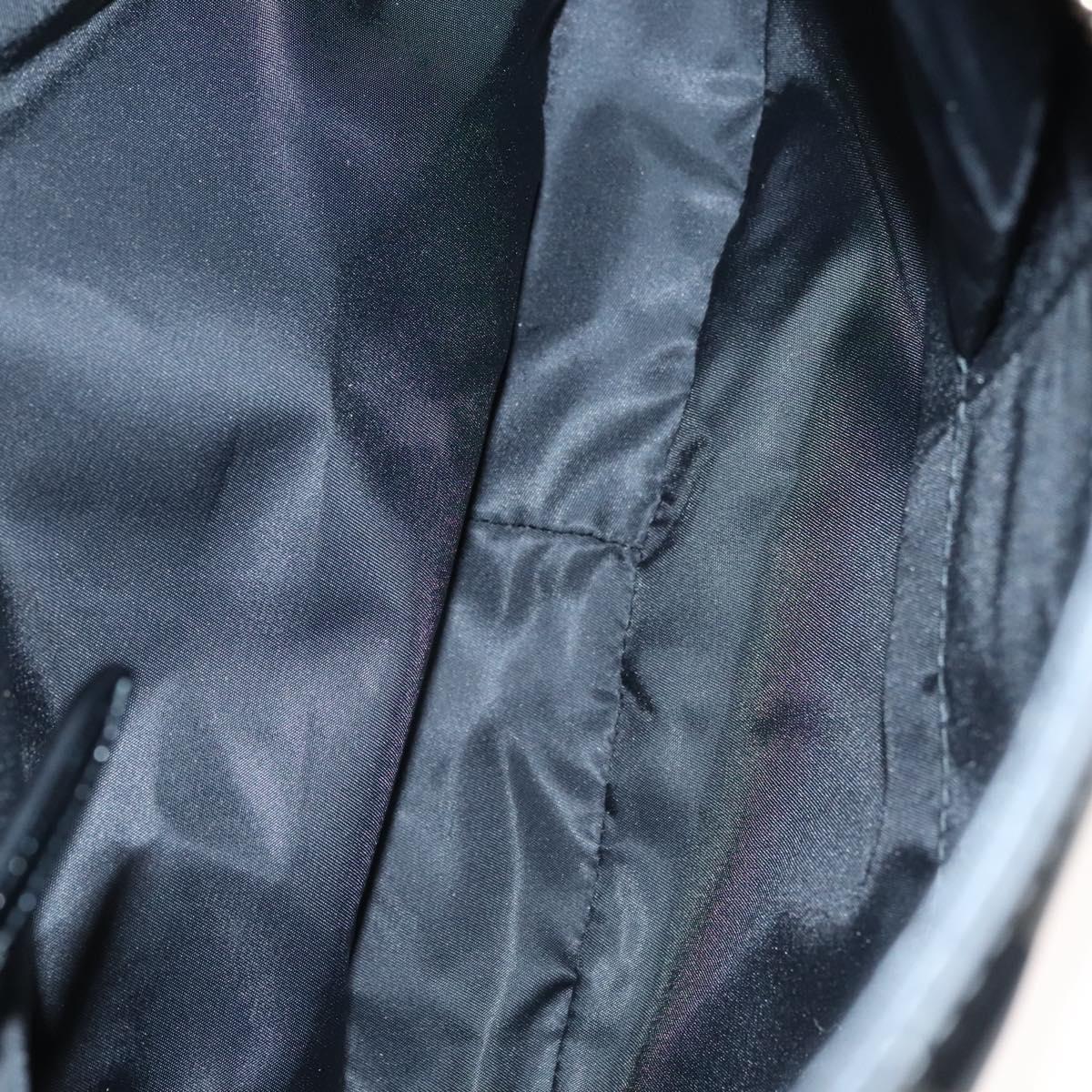 BURBERRY Nova Check Shoulder Bag Nylon Black Gold Auth 117888