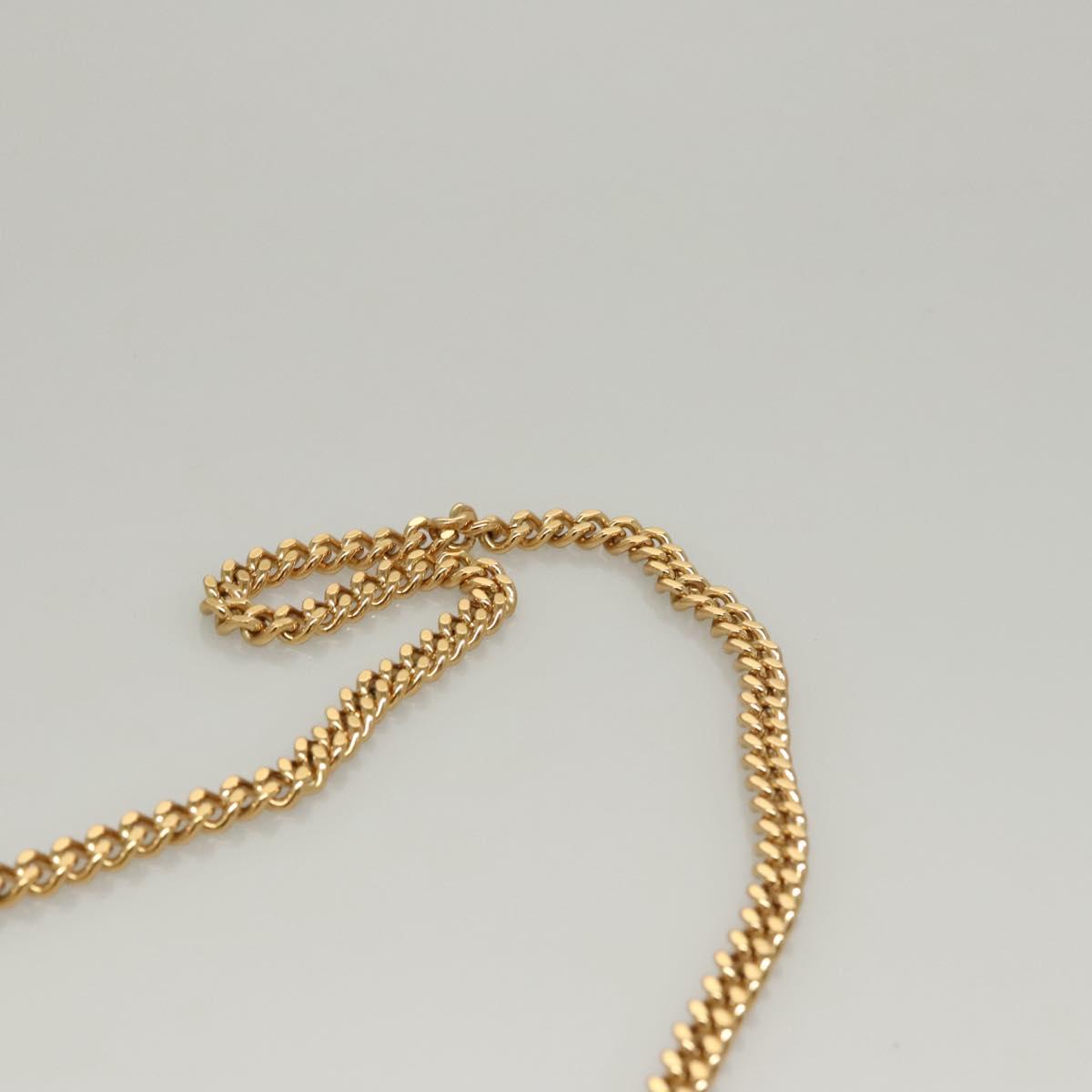 Stella MacCartney Chain Falabella Shoulder Bag Suede Yellow Gold Auth 117893