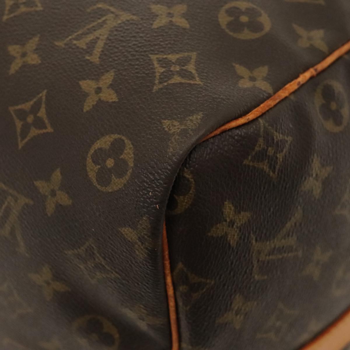 LOUIS VUITTON Monogram Keepall Bandouliere 60 Boston Bag M41412 LV Auth 117971
