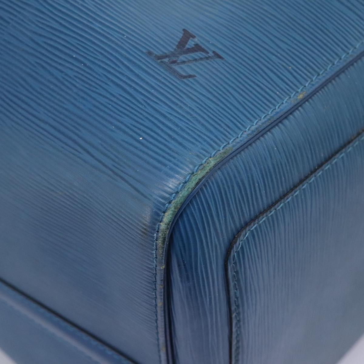LOUIS VUITTON Epi Keepall 55 Boston Bag Toledo Blue M42955 LV Auth 118023