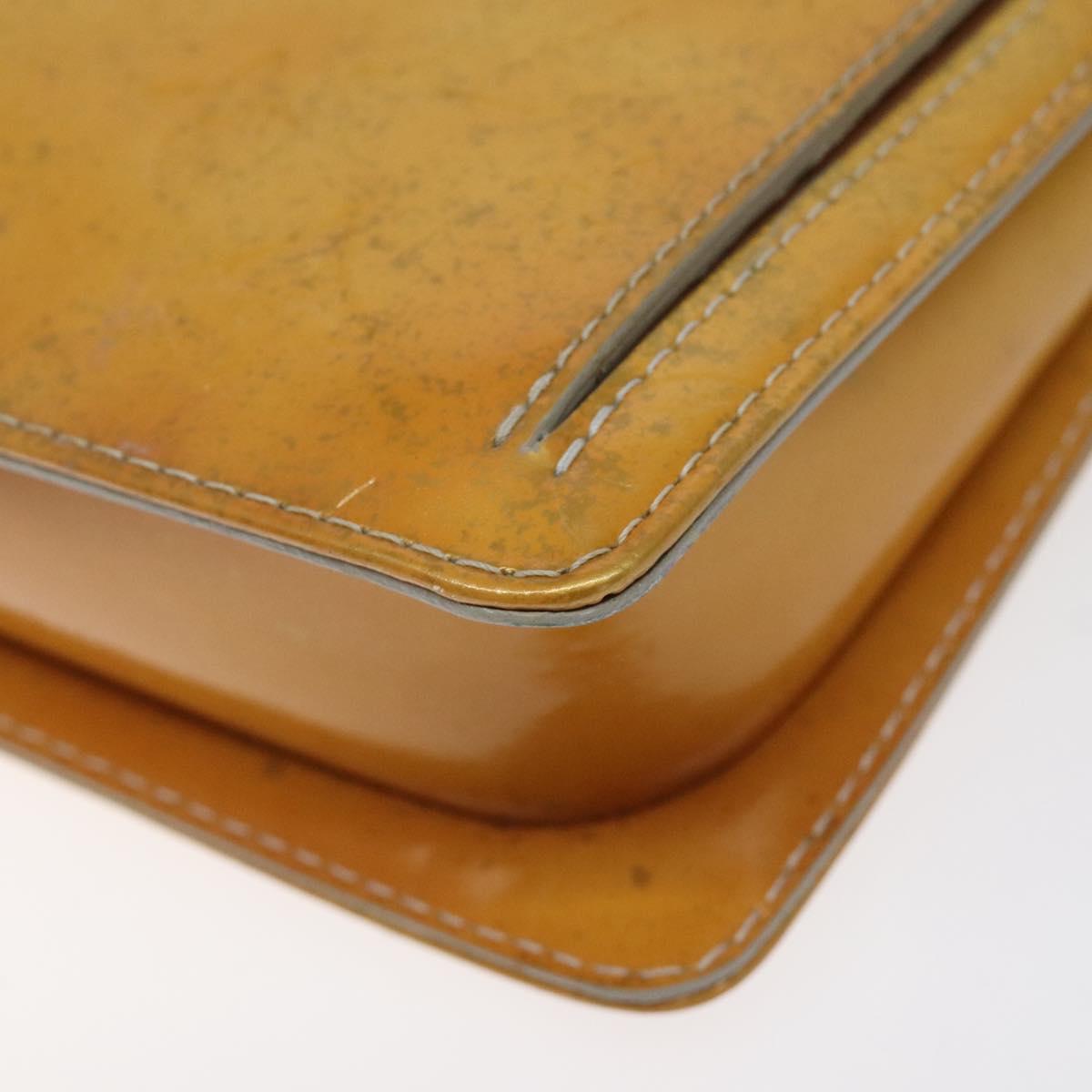 LOUIS VUITTON Monogram Vernis Motto Accessory Pouch Gris M91030 LV Auth 118033