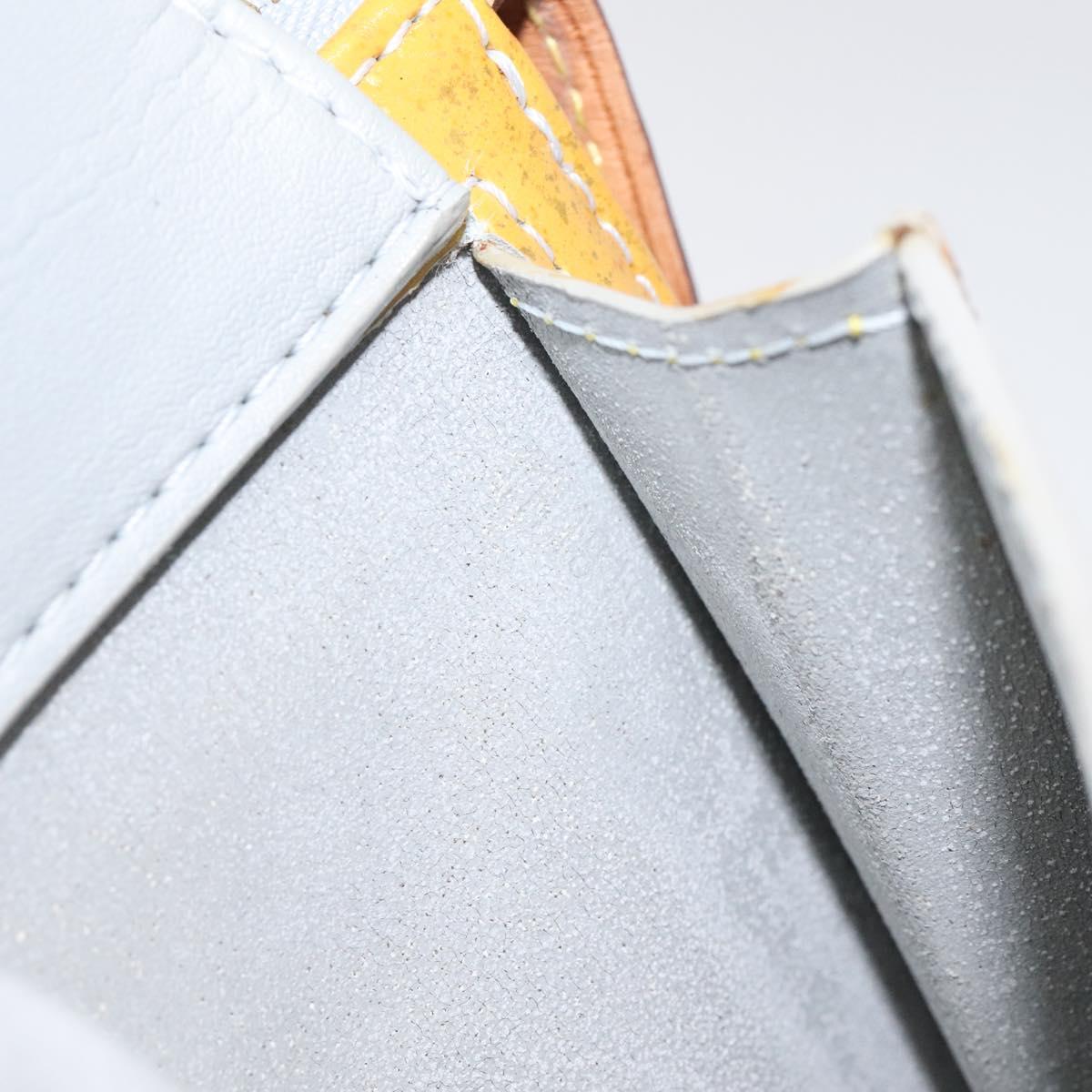 LOUIS VUITTON Monogram Vernis Motto Accessory Pouch Gris M91030 LV Auth 118033