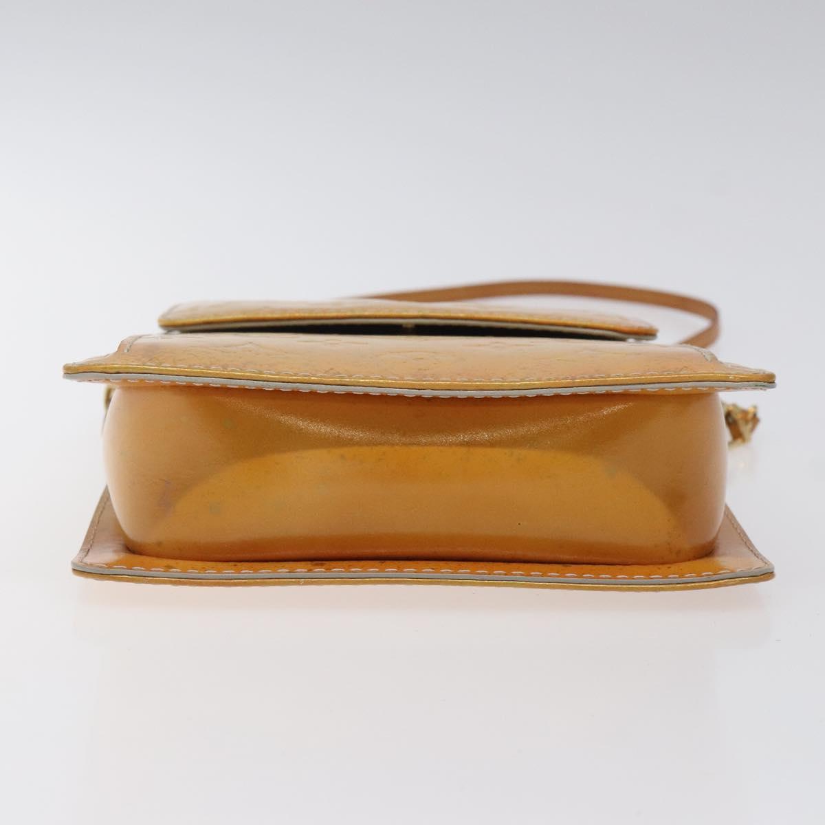 LOUIS VUITTON Monogram Vernis Motto Accessory Pouch Gris M91030 LV Auth 118033