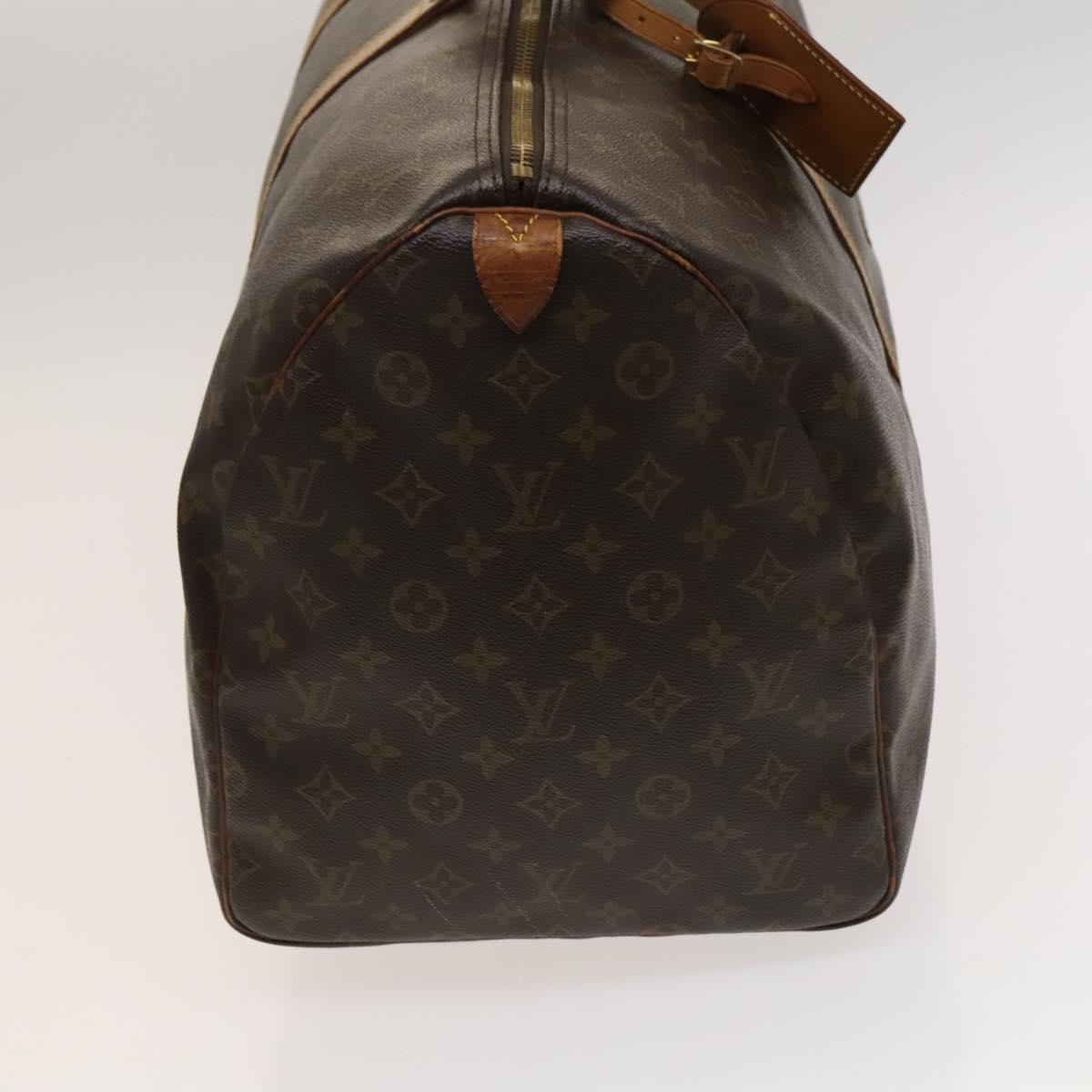 LOUIS VUITTON Monogram Keepall 55 Boston Bag M41424 LV Auth 118039
