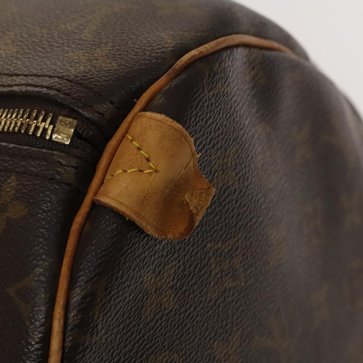 LOUIS VUITTON Monogram Keepall 55 Boston Bag M41424 LV Auth 118042