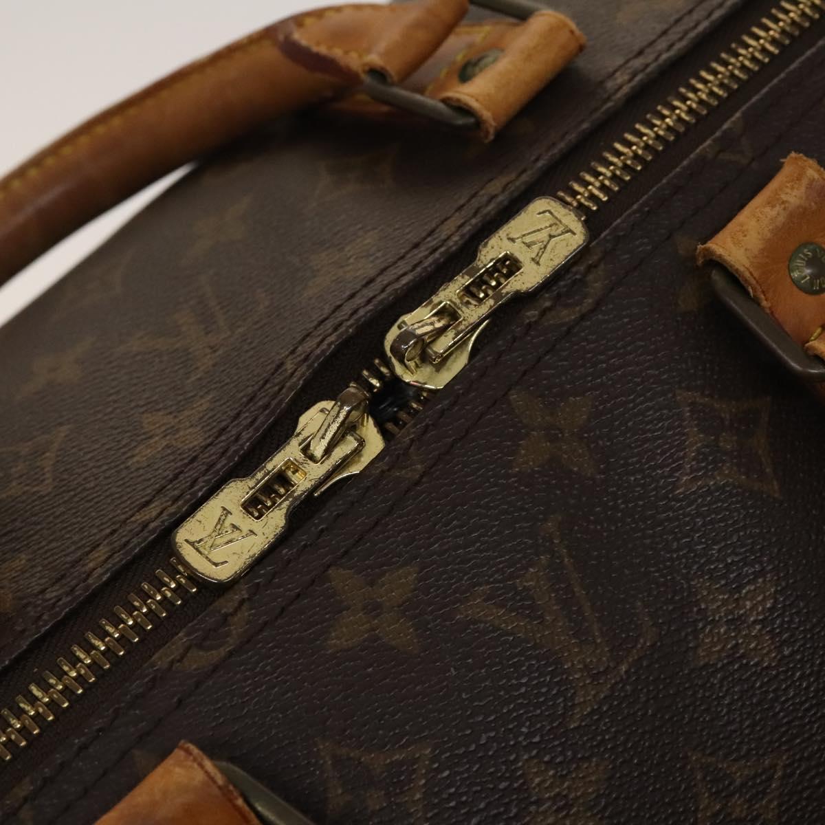 LOUIS VUITTON Monogram Keepall 55 Boston Bag M41424 LV Auth 118042