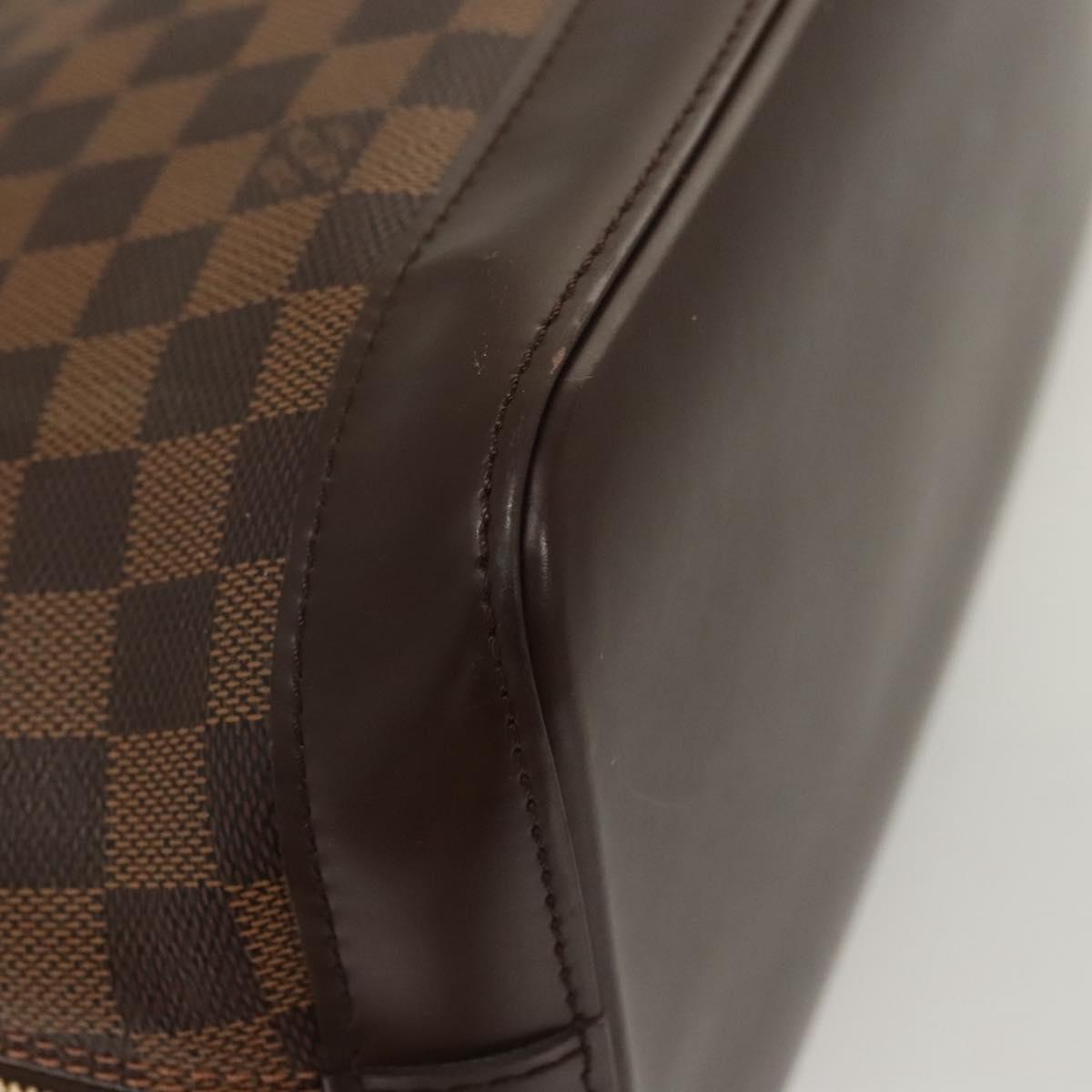 LOUIS VUITTON Damier Ebene Alma Hand Bag N51131 LV Auth 118055