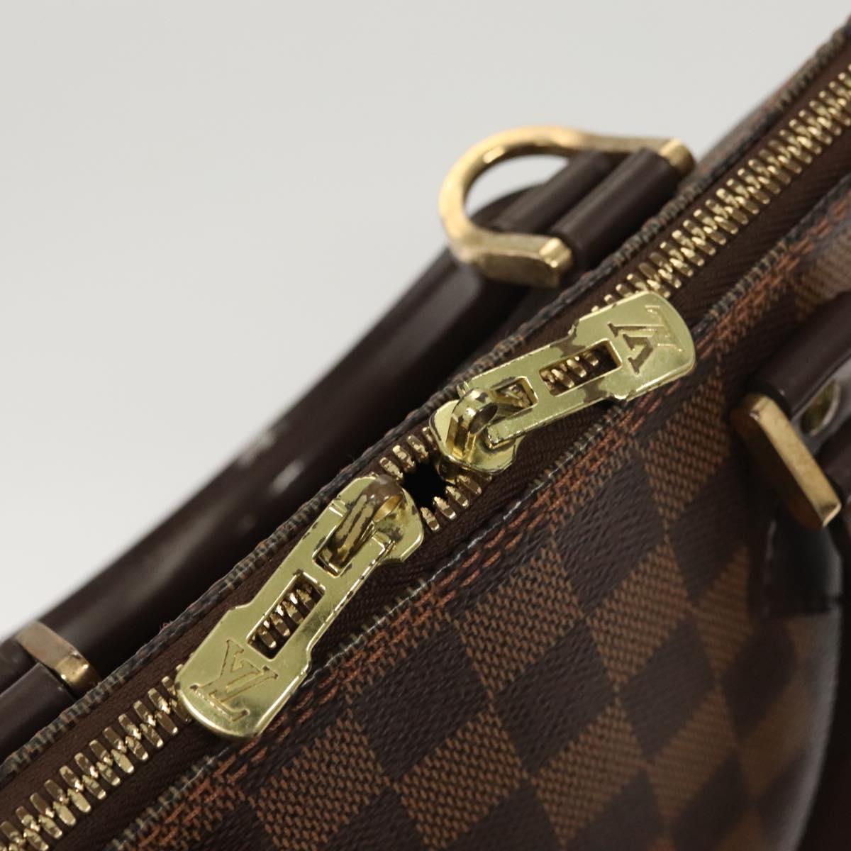 LOUIS VUITTON Damier Ebene Alma Hand Bag N51131 LV Auth 118055