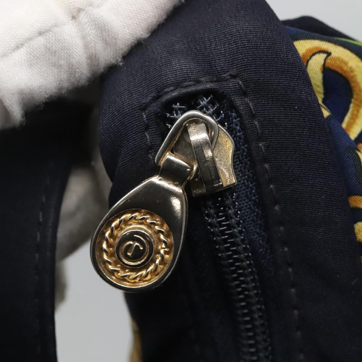 VERSACE Shoulder Bag Canvas Green Auth 118063