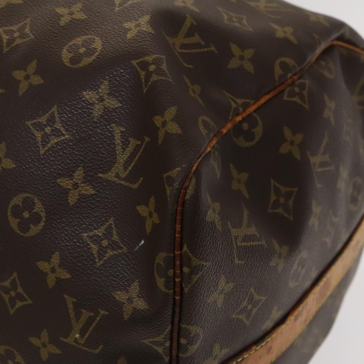 LOUIS VUITTON Monogram Keepall Bandouliere 55 Boston Bag M41414 LV Auth 118094