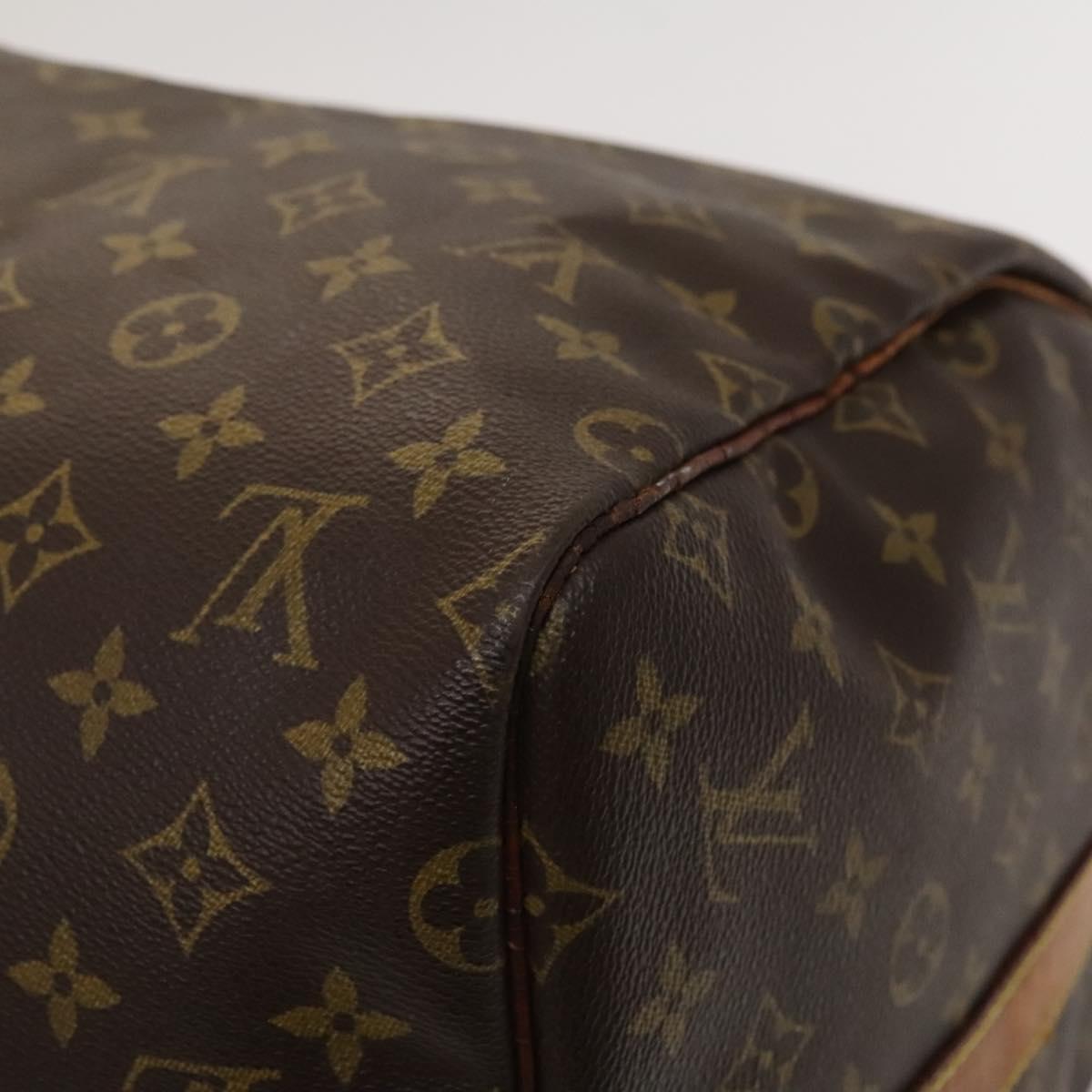LOUIS VUITTON Monogram Keepall Bandouliere 55 Boston Bag M41414 LV Auth 118094