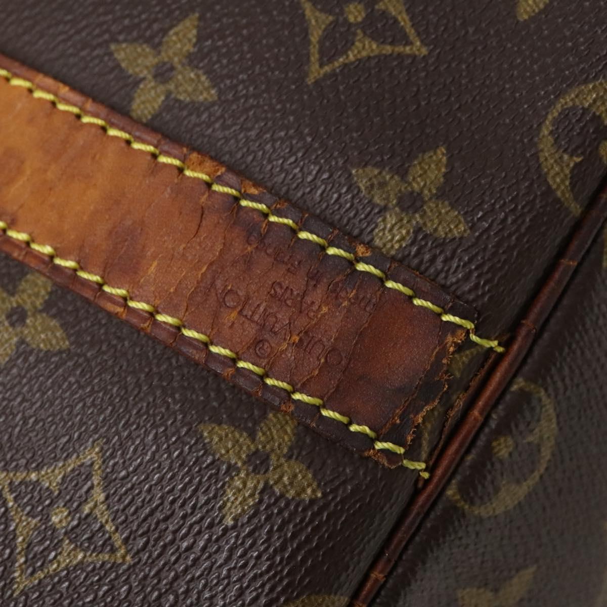 LOUIS VUITTON Monogram Keepall Bandouliere 55 Boston Bag M41414 LV Auth 118094