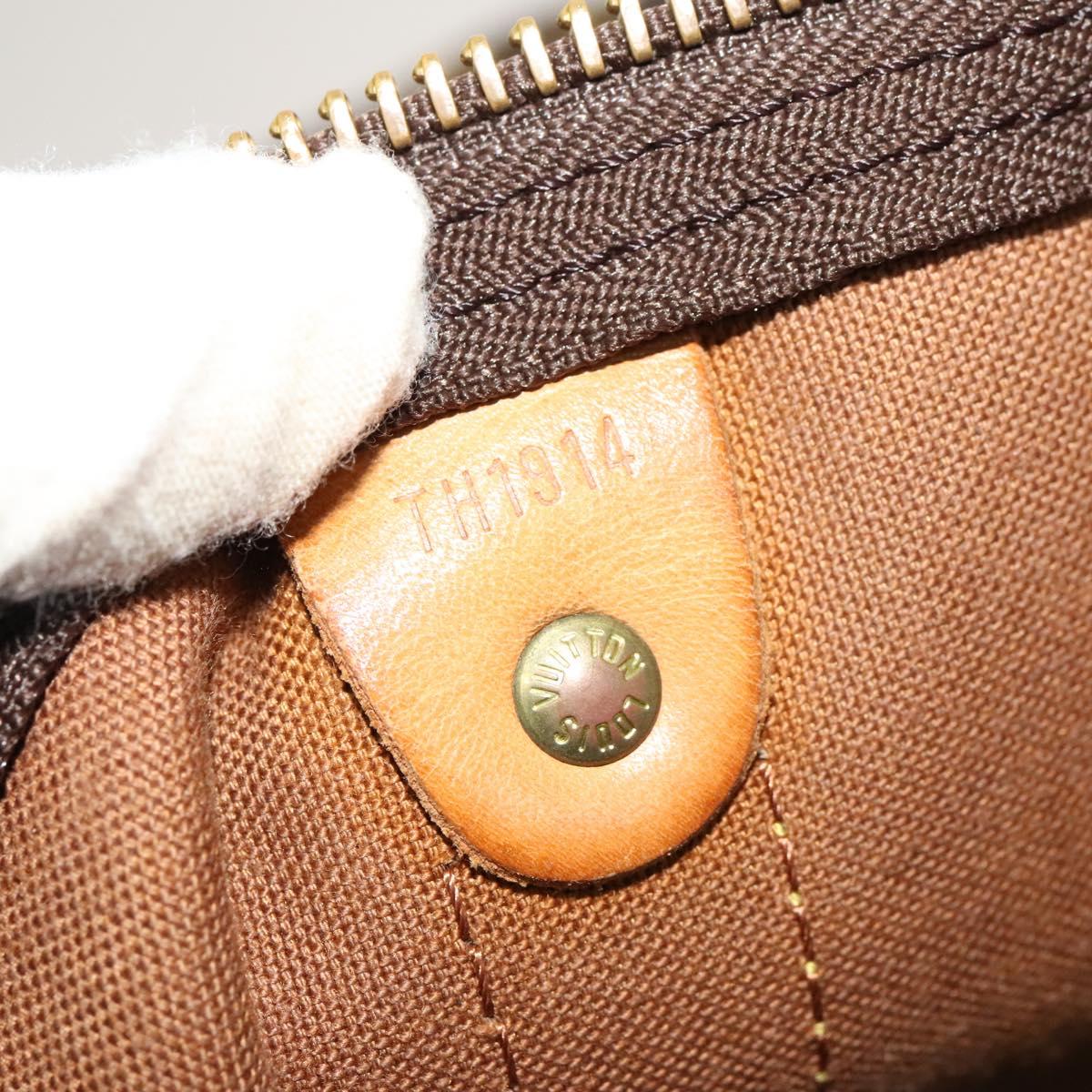 LOUIS VUITTON Monogram Keepall Bandouliere 55 Boston Bag M41414 LV Auth 118094