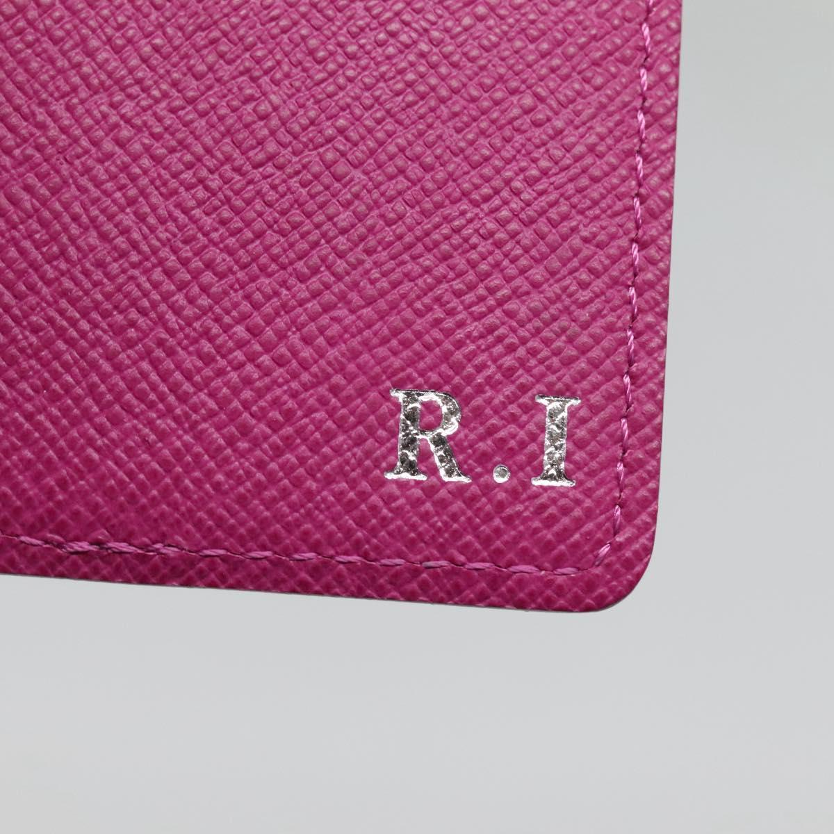 LOUIS VUITTON Epi Agenda PM Day Planner Cover Cassis F2096K LV Auth 118144