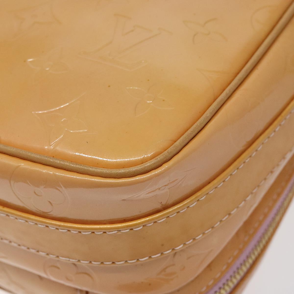 LOUIS VUITTON Monogram Vernis Wooster Bag Marshmallow Pink M91037 Auth 118154