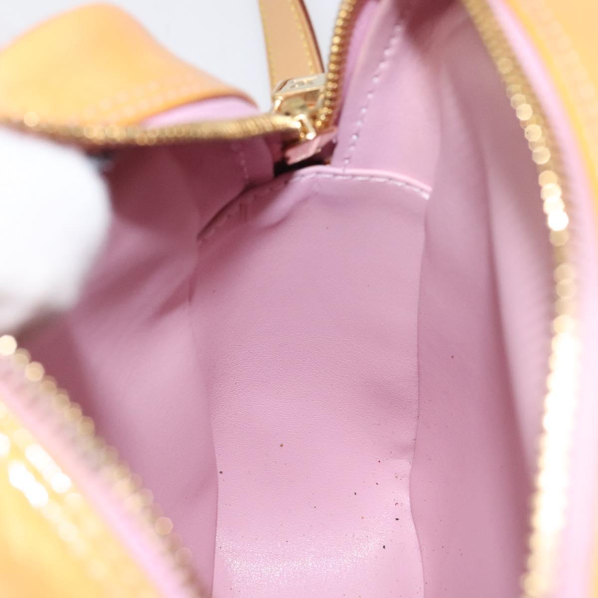 LOUIS VUITTON Monogram Vernis Wooster Bag Marshmallow Pink M91037 Auth 118154