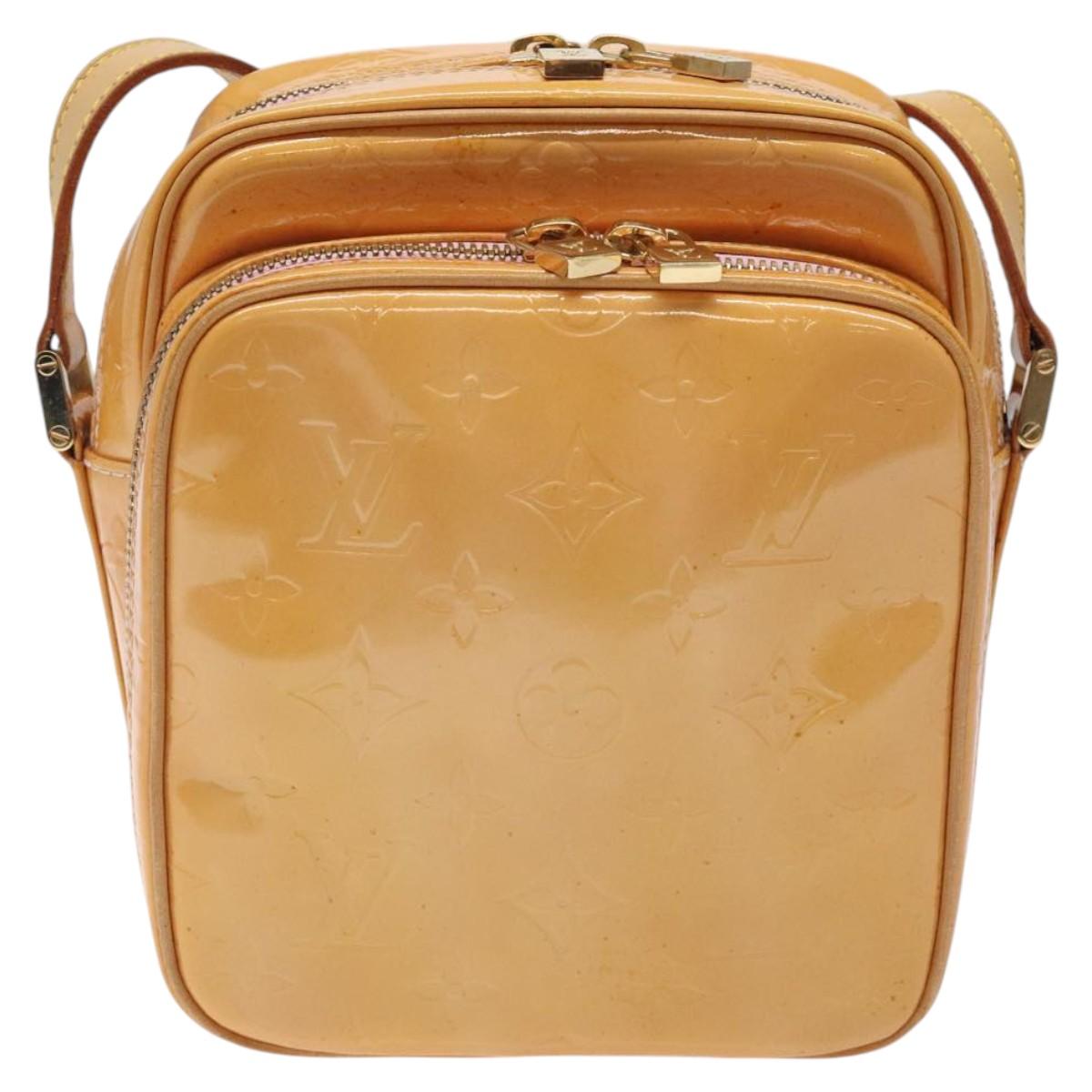 LOUIS VUITTON Monogram Vernis Wooster Bag Marshmallow Pink M91037 Auth 118154