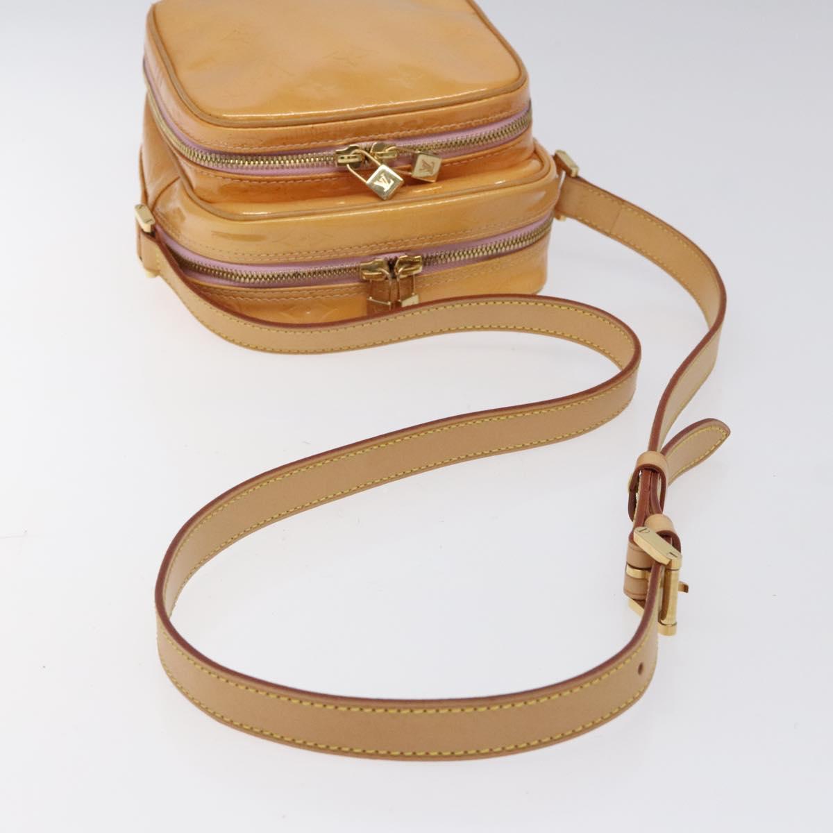 LOUIS VUITTON Monogram Vernis Wooster Bag Marshmallow Pink M91037 Auth 118154