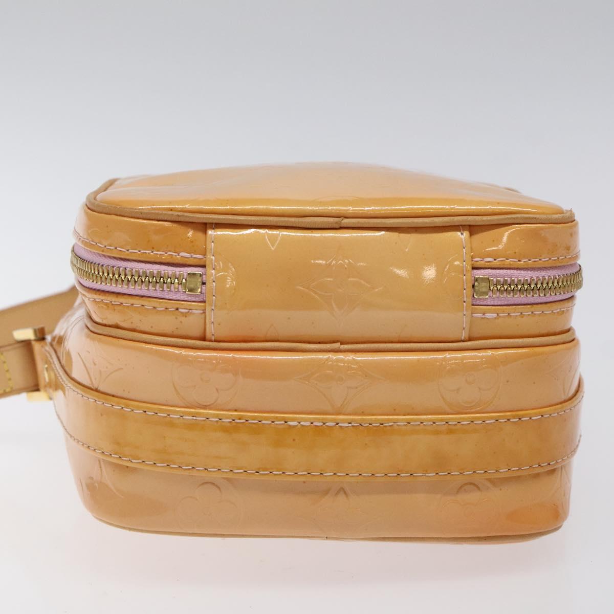 LOUIS VUITTON Monogram Vernis Wooster Bag Marshmallow Pink M91037 Auth 118154