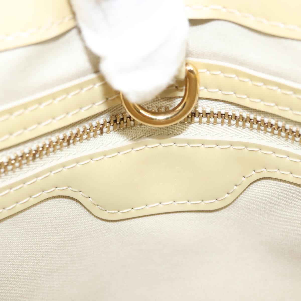 LOUIS VUITTON Monogram Vernis Wilshire PM Hand Bag Broncorail M91452 Auth 118183