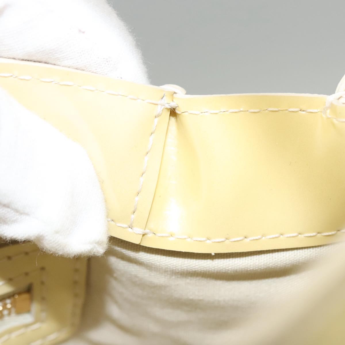 LOUIS VUITTON Monogram Vernis Wilshire PM Hand Bag Broncorail M91452 Auth 118183