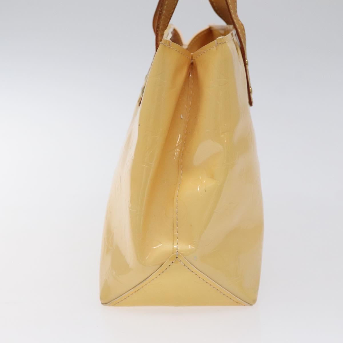 LOUIS VUITTON Monogram Vernis Reade PM Bag Marshmallow Pink M91306 Auth 118186