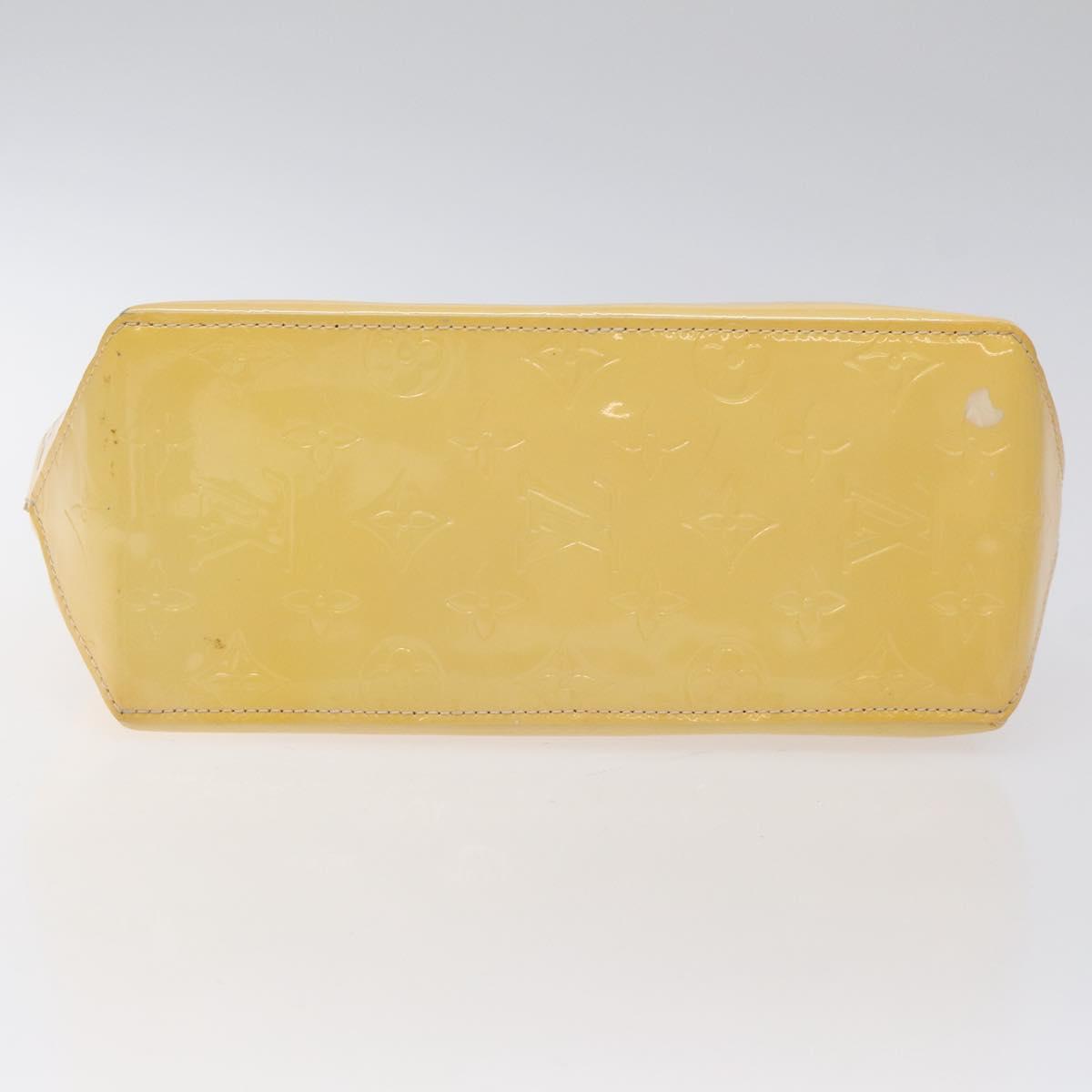 LOUIS VUITTON Monogram Vernis Reade PM Bag Marshmallow Pink M91306 Auth 118186