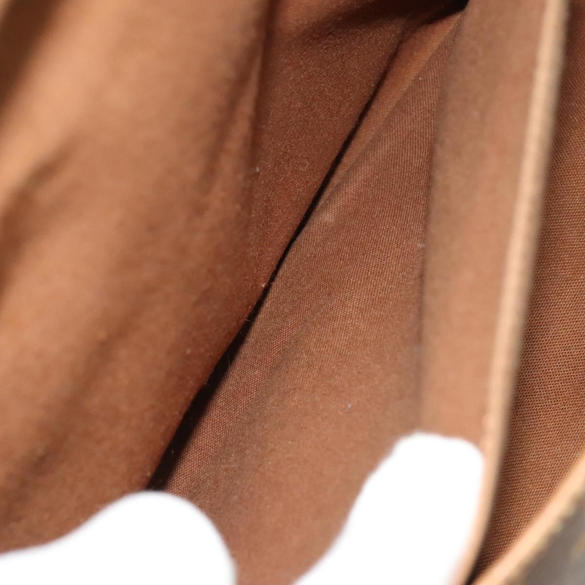 LOUIS VUITTON Monogram Saumur 35 Shoulder Bag M42254 LV Auth 118195