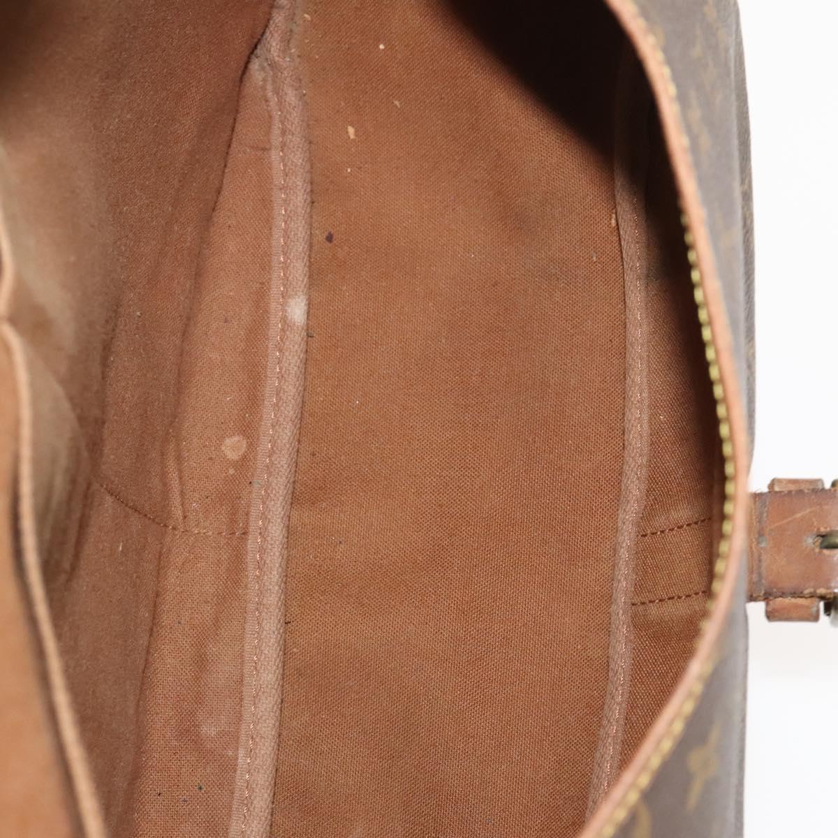 LOUIS VUITTON Monogram Saumur 35 Shoulder Bag M42254 LV Auth 118195