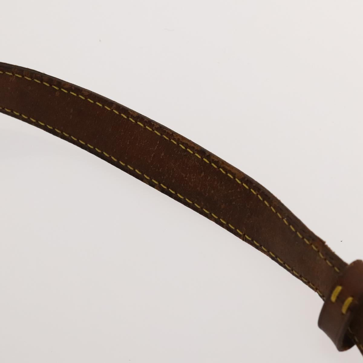 LOUIS VUITTON Monogram Saumur 35 Shoulder Bag M42254 LV Auth 118195