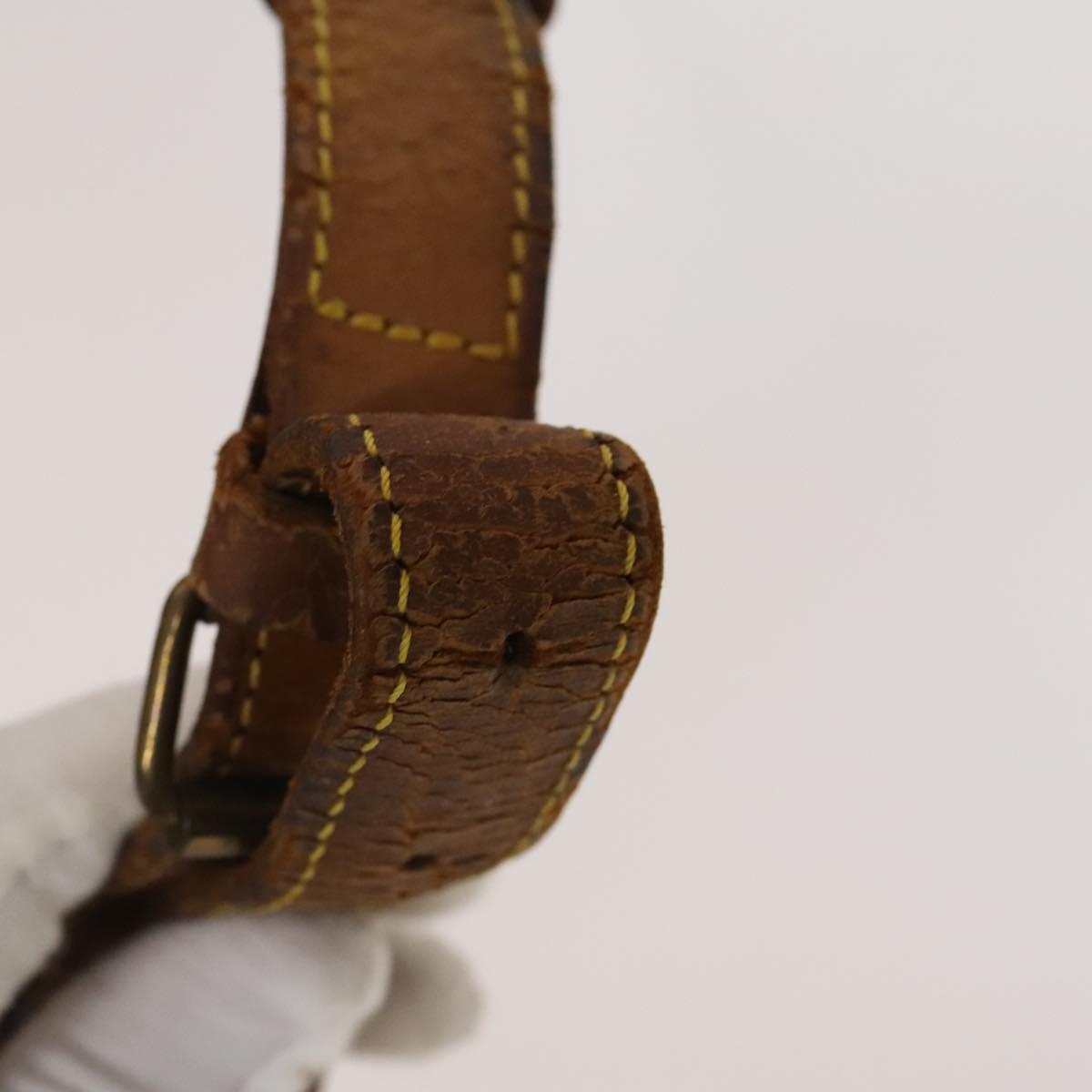 LOUIS VUITTON Monogram Saumur 35 Shoulder Bag M42254 LV Auth 118195