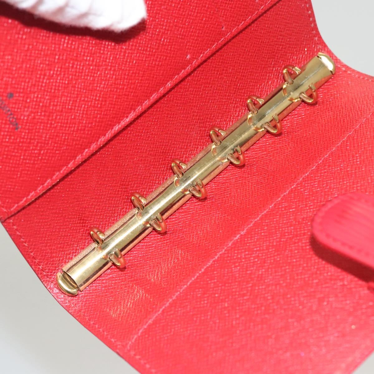 LOUIS VUITTON Epi Agenda PM Day Planner Cover Red R20057 LV Auth 118196