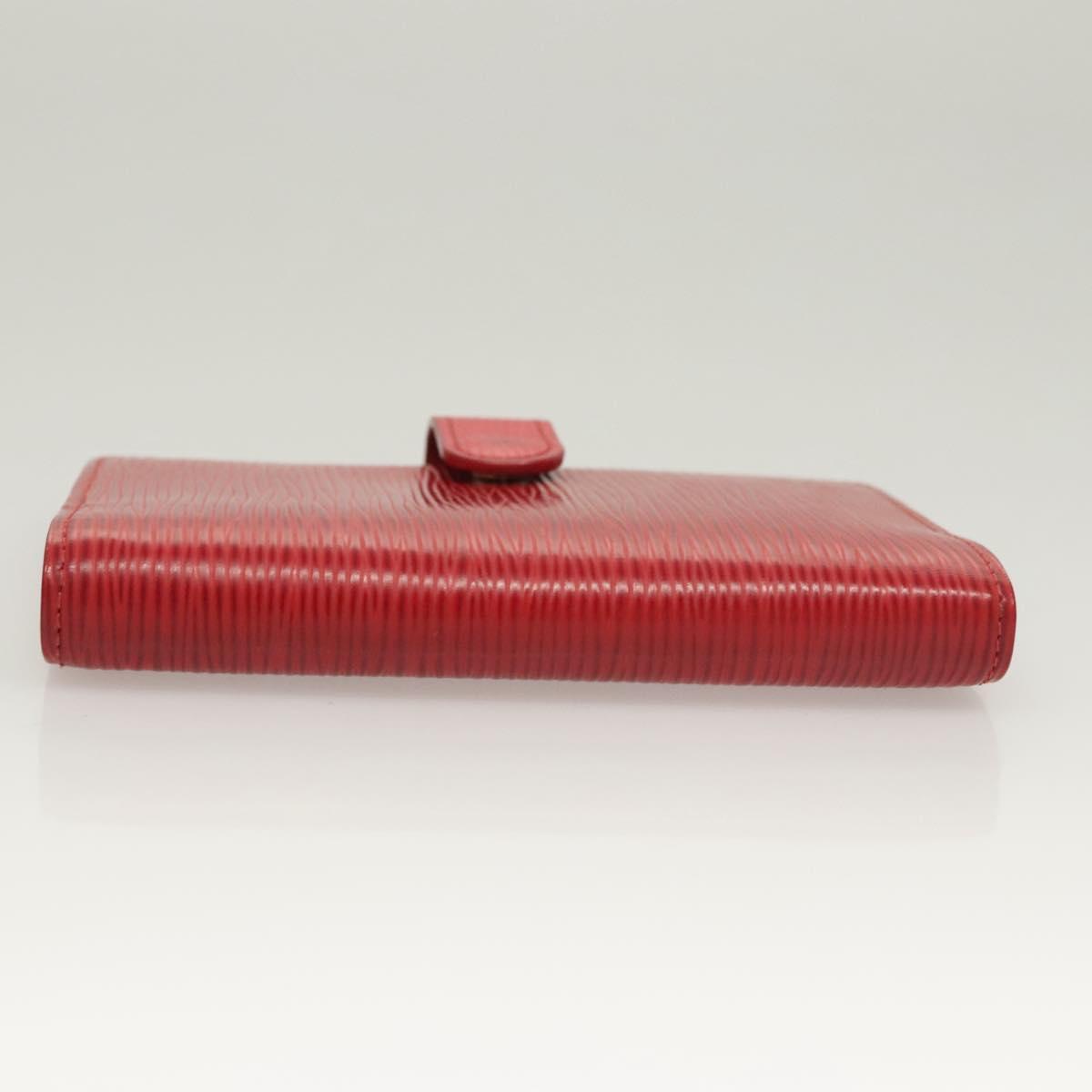 LOUIS VUITTON Epi Agenda PM Day Planner Cover Red R20057 LV Auth 118196