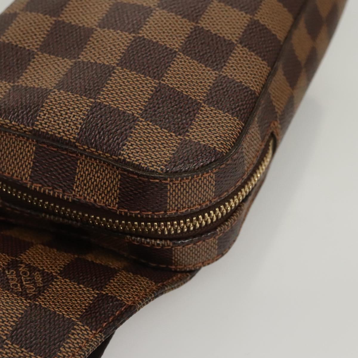 LOUIS VUITTON Damier Ebene Geronimos Shoulder Bag N51994 LV Auth 118197
