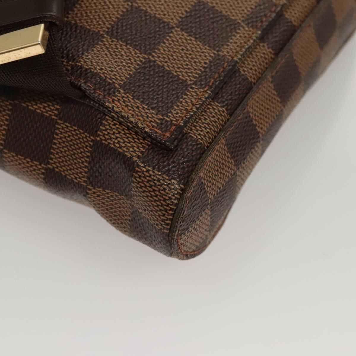 LOUIS VUITTON Damier Ebene Geronimos Shoulder Bag N51994 LV Auth 118197