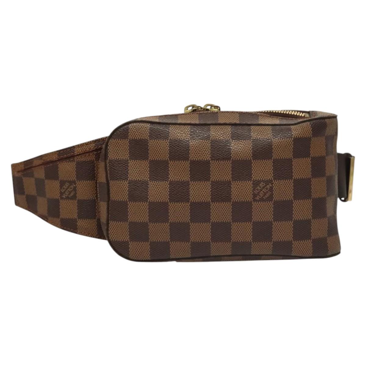 LOUIS VUITTON Damier Ebene Geronimos Shoulder Bag N51994 LV Auth 118197