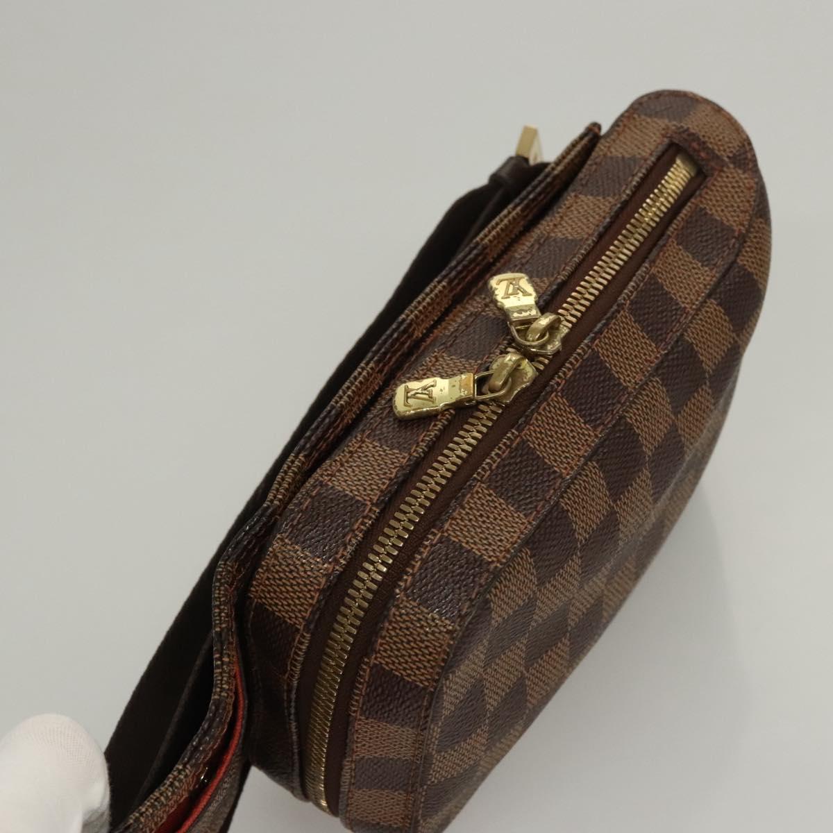 LOUIS VUITTON Damier Ebene Geronimos Shoulder Bag N51994 LV Auth 118197